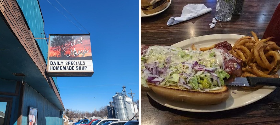 Just Mary's Menu